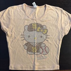 Hello Kitty Tan Kids T-Shirt